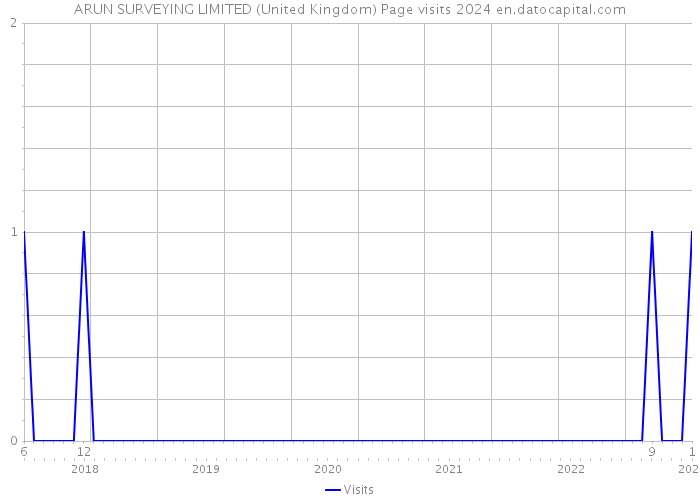 ARUN SURVEYING LIMITED (United Kingdom) Page visits 2024 