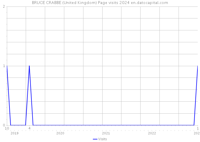 BRUCE CRABBE (United Kingdom) Page visits 2024 