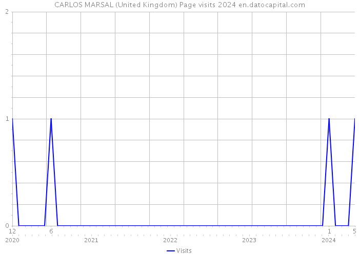 CARLOS MARSAL (United Kingdom) Page visits 2024 