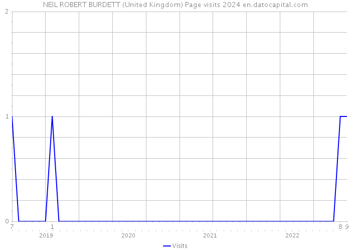 NEIL ROBERT BURDETT (United Kingdom) Page visits 2024 