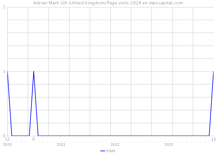 Adrian Mark Gill (United Kingdom) Page visits 2024 