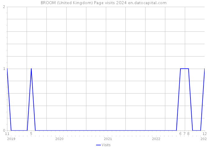 BROOM (United Kingdom) Page visits 2024 