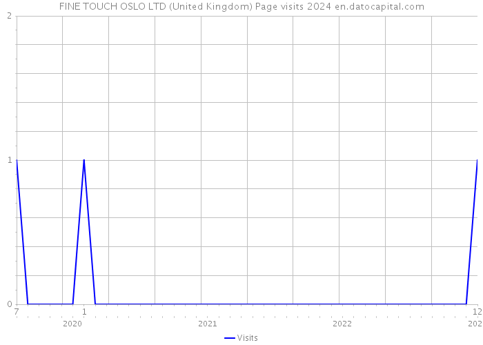 FINE TOUCH OSLO LTD (United Kingdom) Page visits 2024 