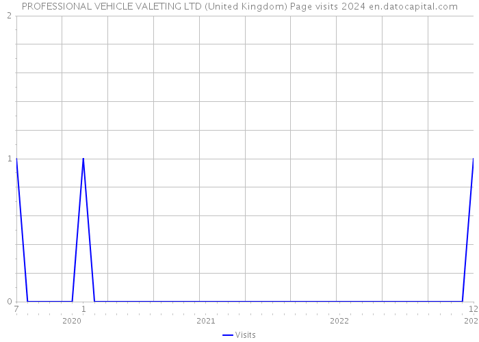 PROFESSIONAL VEHICLE VALETING LTD (United Kingdom) Page visits 2024 