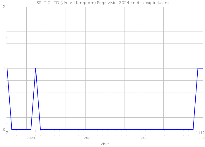 SS IT C LTD (United Kingdom) Page visits 2024 