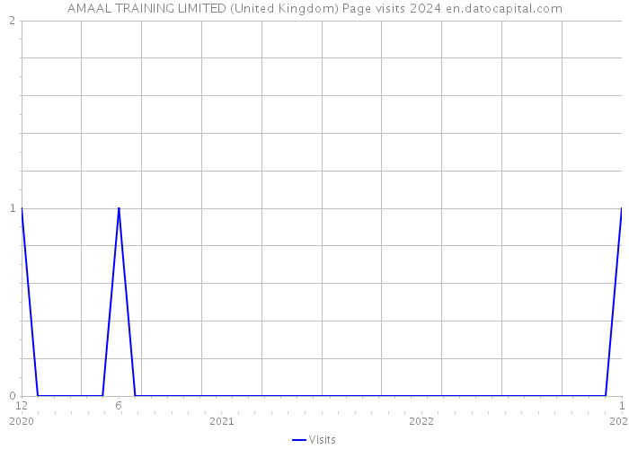 AMAAL TRAINING LIMITED (United Kingdom) Page visits 2024 