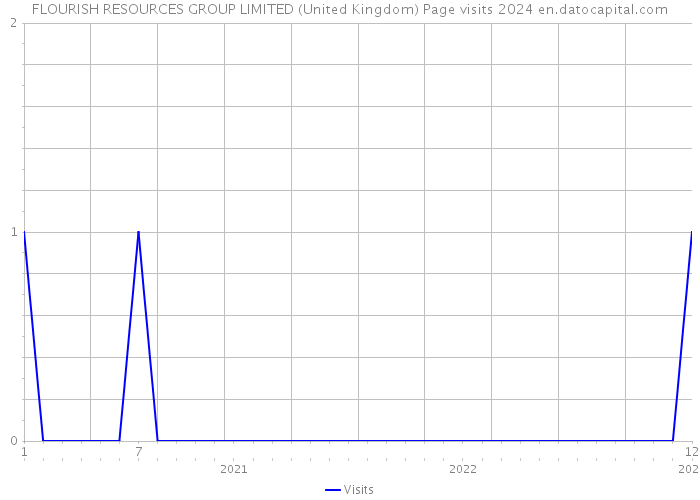 FLOURISH RESOURCES GROUP LIMITED (United Kingdom) Page visits 2024 
