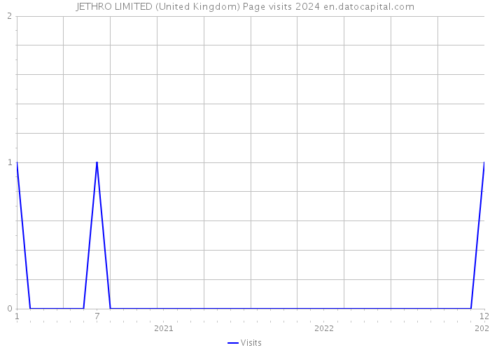 JETHRO LIMITED (United Kingdom) Page visits 2024 