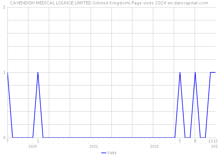 CAVENDISH MEDICAL LOUNGE LIMITED (United Kingdom) Page visits 2024 