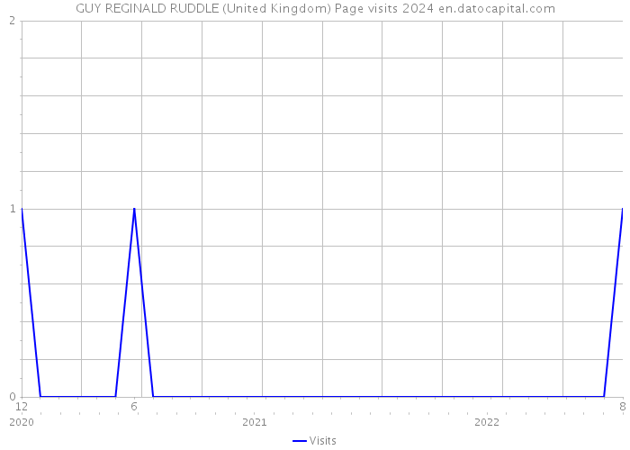 GUY REGINALD RUDDLE (United Kingdom) Page visits 2024 