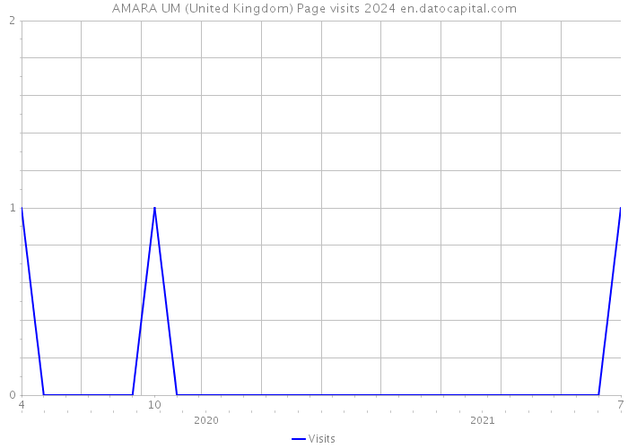 AMARA UM (United Kingdom) Page visits 2024 
