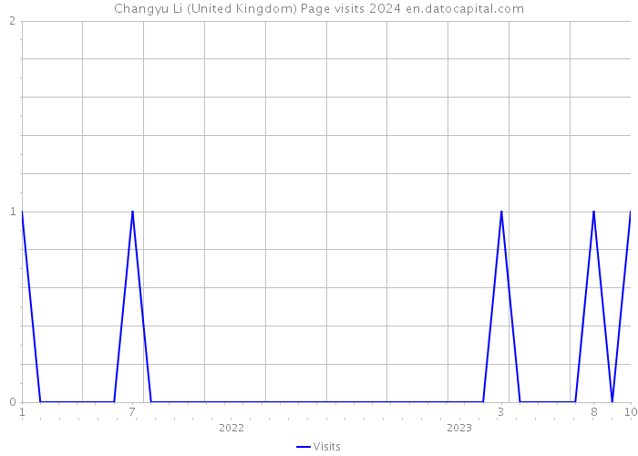 Changyu Li (United Kingdom) Page visits 2024 