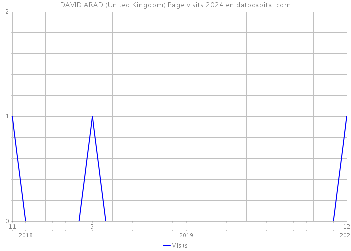 DAVID ARAD (United Kingdom) Page visits 2024 