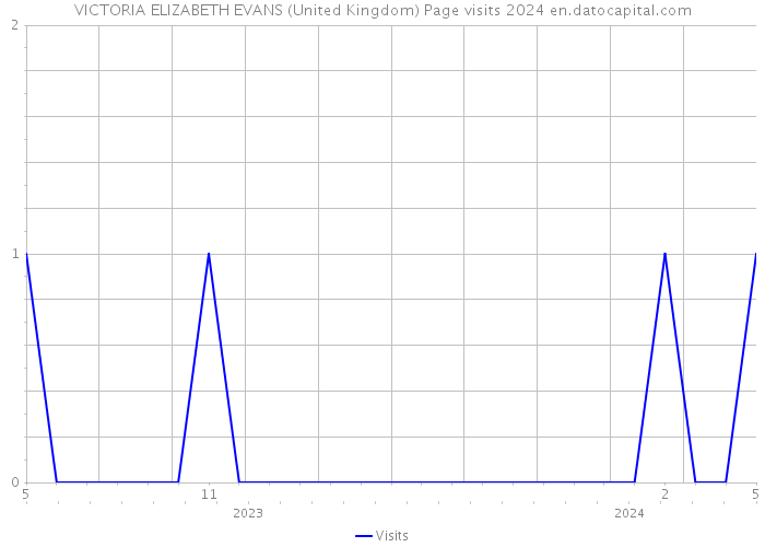 VICTORIA ELIZABETH EVANS (United Kingdom) Page visits 2024 