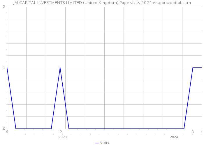 JM CAPITAL INVESTMENTS LIMITED (United Kingdom) Page visits 2024 