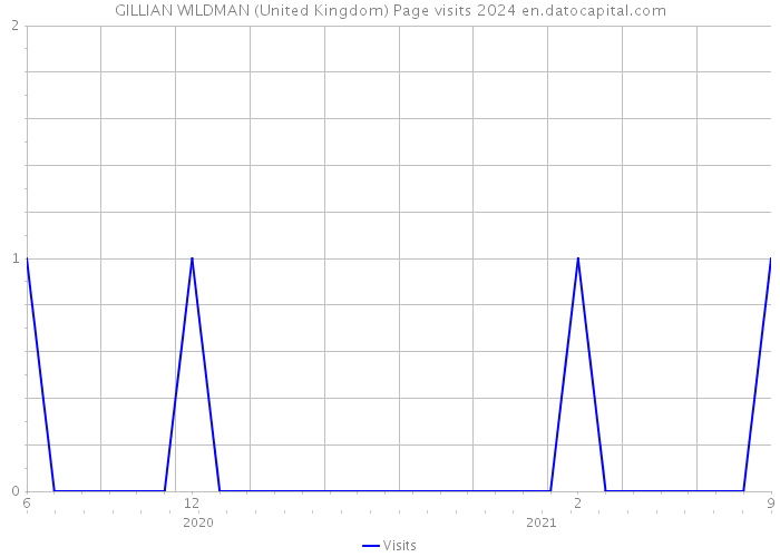 GILLIAN WILDMAN (United Kingdom) Page visits 2024 