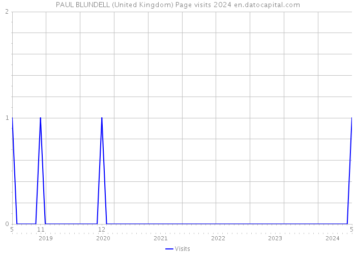 PAUL BLUNDELL (United Kingdom) Page visits 2024 