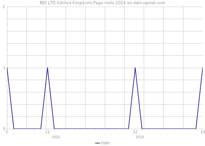 BEII LTD (United Kingdom) Page visits 2024 