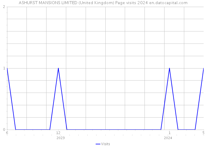 ASHURST MANSIONS LIMITED (United Kingdom) Page visits 2024 