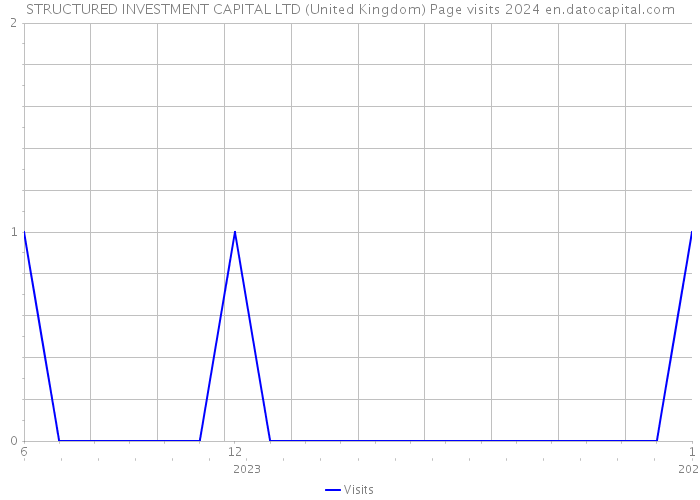 STRUCTURED INVESTMENT CAPITAL LTD (United Kingdom) Page visits 2024 