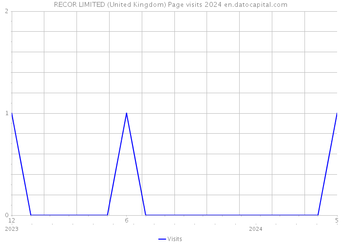 RECOR LIMITED (United Kingdom) Page visits 2024 