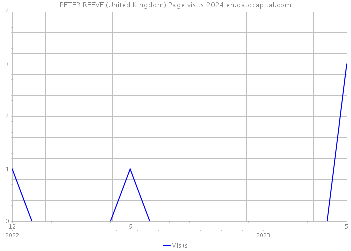 PETER REEVE (United Kingdom) Page visits 2024 