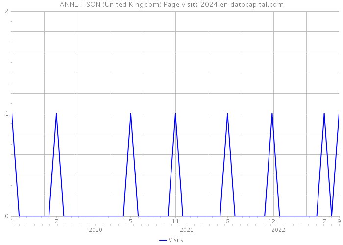 ANNE FISON (United Kingdom) Page visits 2024 