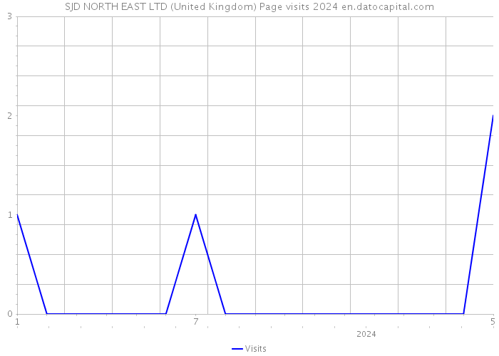 SJD NORTH EAST LTD (United Kingdom) Page visits 2024 
