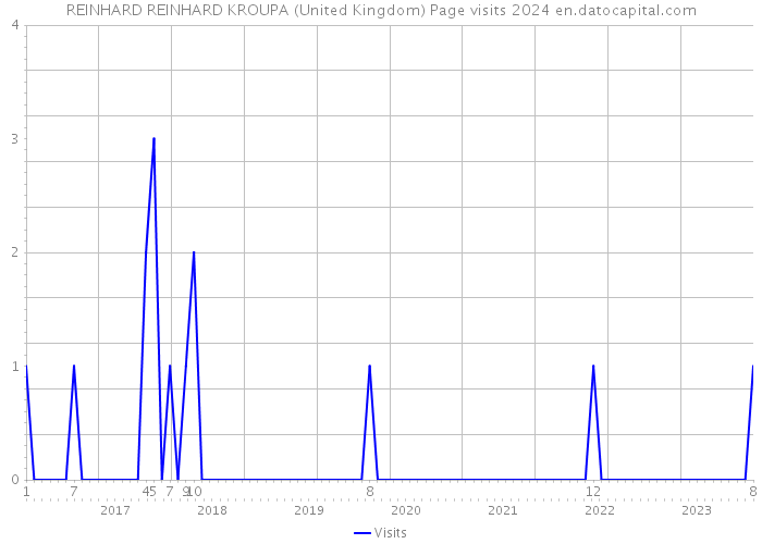 REINHARD REINHARD KROUPA (United Kingdom) Page visits 2024 