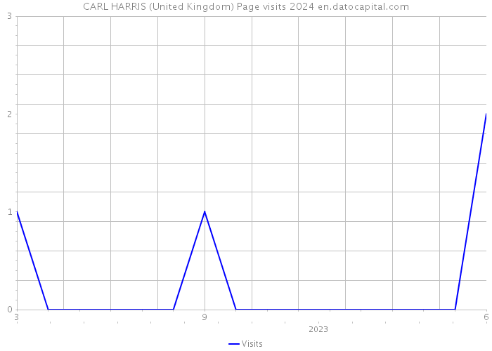 CARL HARRIS (United Kingdom) Page visits 2024 