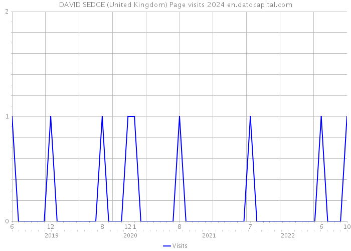 DAVID SEDGE (United Kingdom) Page visits 2024 