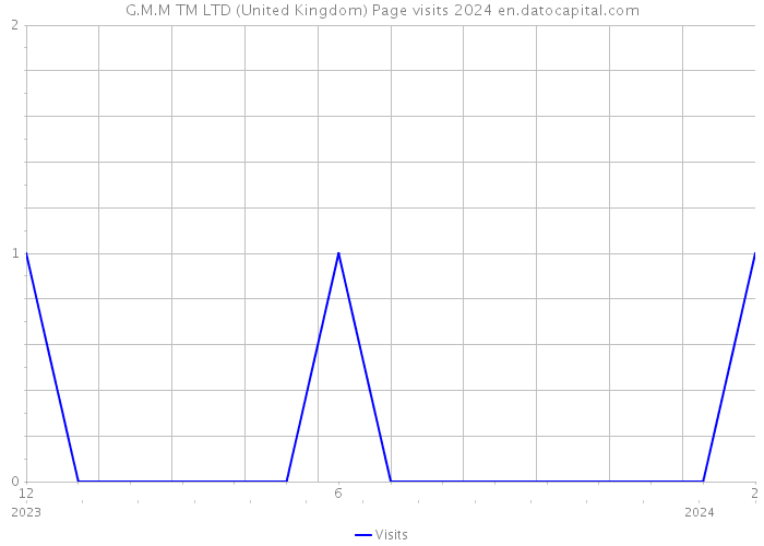 G.M.M TM LTD (United Kingdom) Page visits 2024 