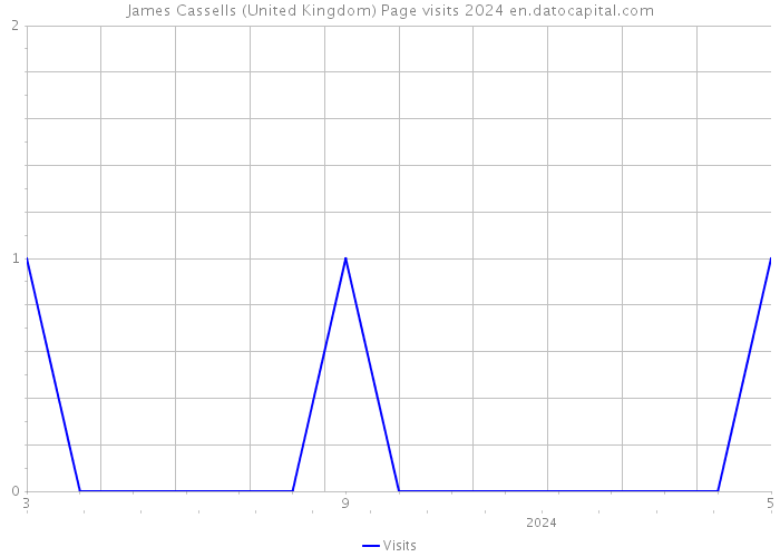 James Cassells (United Kingdom) Page visits 2024 
