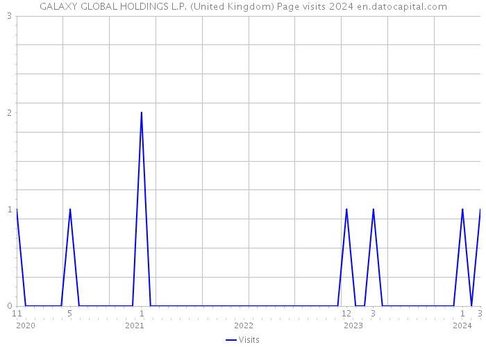 GALAXY GLOBAL HOLDINGS L.P. (United Kingdom) Page visits 2024 