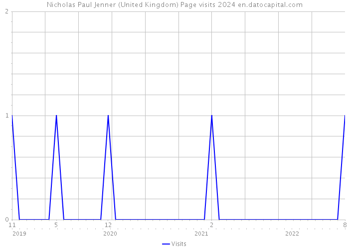 Nicholas Paul Jenner (United Kingdom) Page visits 2024 