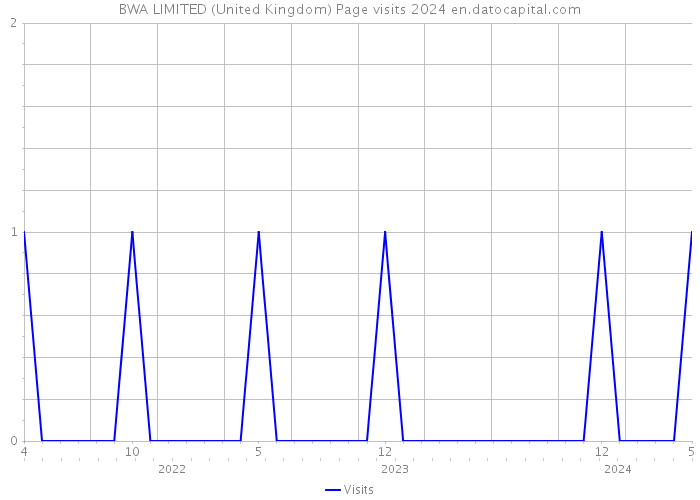 BWA LIMITED (United Kingdom) Page visits 2024 