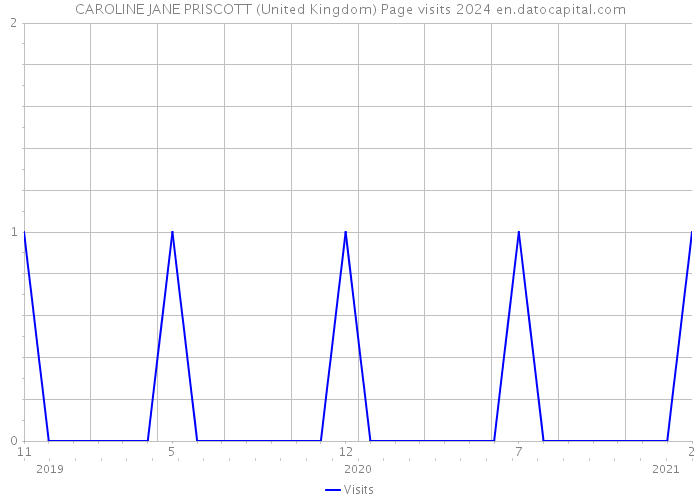 CAROLINE JANE PRISCOTT (United Kingdom) Page visits 2024 