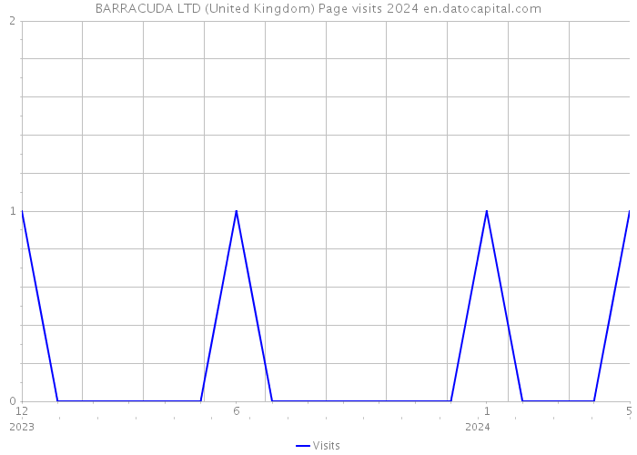 BARRACUDA LTD (United Kingdom) Page visits 2024 