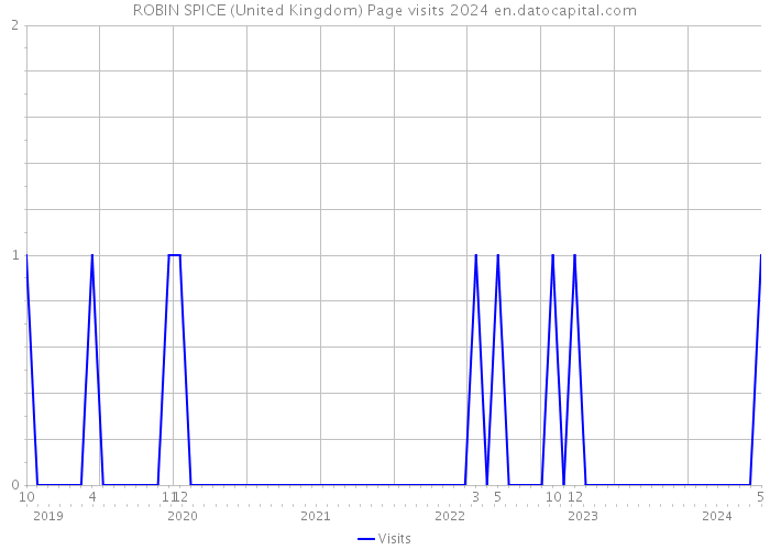 ROBIN SPICE (United Kingdom) Page visits 2024 