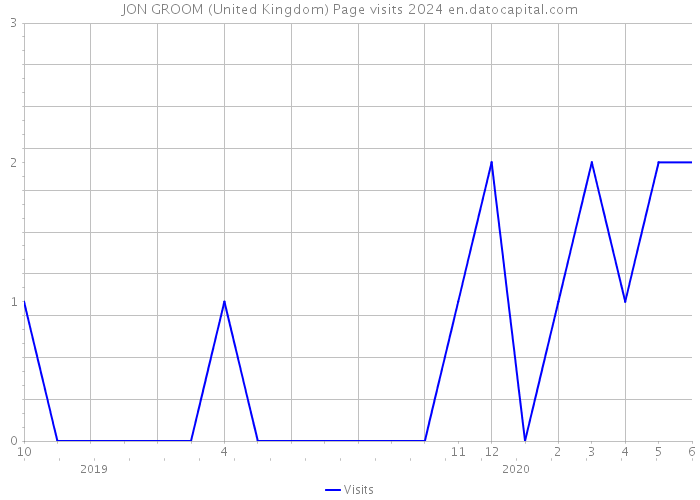 JON GROOM (United Kingdom) Page visits 2024 