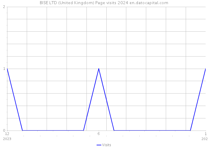 BISE LTD (United Kingdom) Page visits 2024 