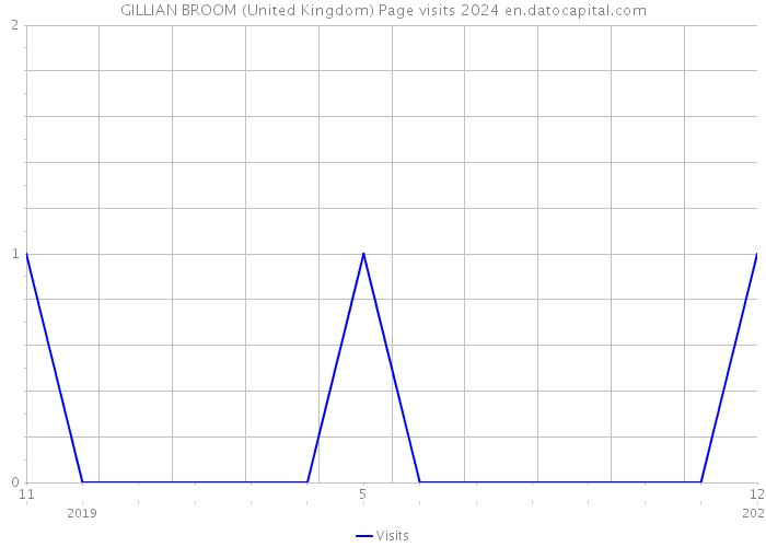 GILLIAN BROOM (United Kingdom) Page visits 2024 