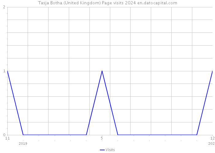Tasja Botha (United Kingdom) Page visits 2024 