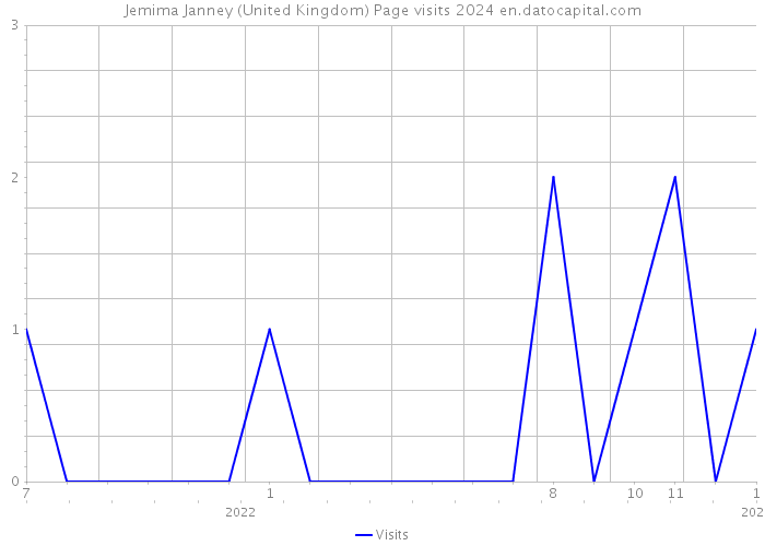 Jemima Janney (United Kingdom) Page visits 2024 
