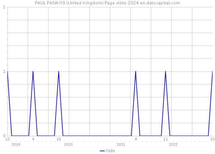 PAUL PANAYIS (United Kingdom) Page visits 2024 