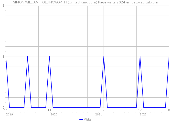 SIMON WILLIAM HOLLINGWORTH (United Kingdom) Page visits 2024 