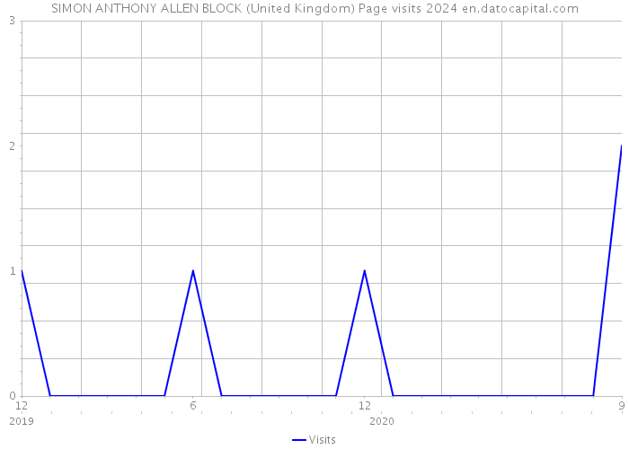 SIMON ANTHONY ALLEN BLOCK (United Kingdom) Page visits 2024 