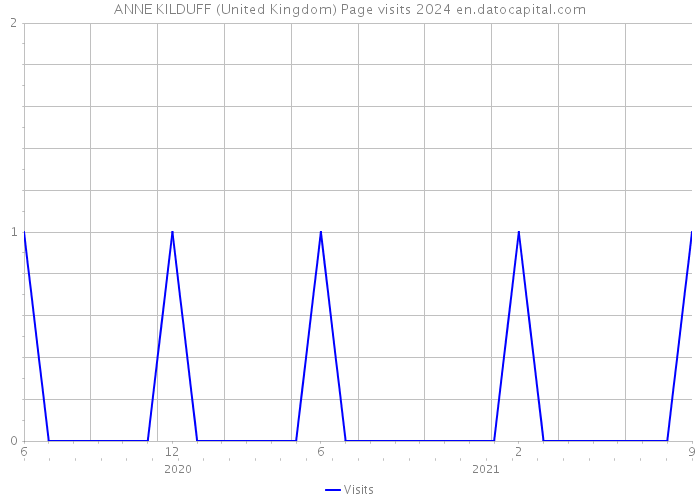 ANNE KILDUFF (United Kingdom) Page visits 2024 