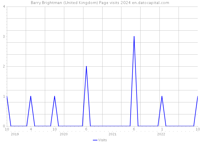 Barry Brightman (United Kingdom) Page visits 2024 