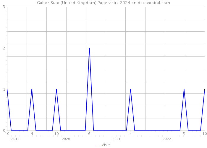 Gabor Suta (United Kingdom) Page visits 2024 